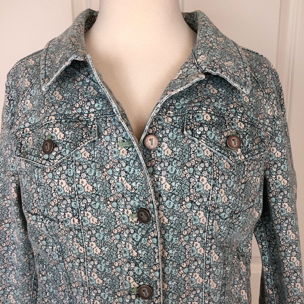 Anthropologie Jean Jacket Medium Pilcro Letter - Picture 1 of 8